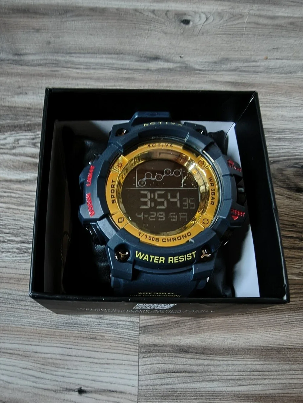 Activa Summit X Invicta Unisex Digital Watch - 50mm. Dark Blue (ACW8082-017)